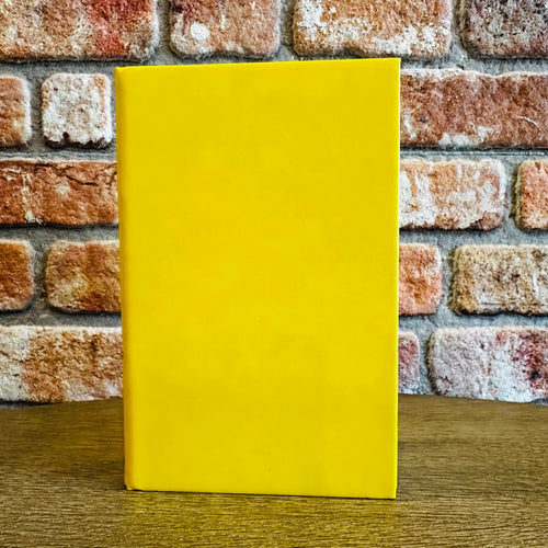 Leatherette journal in Yellow