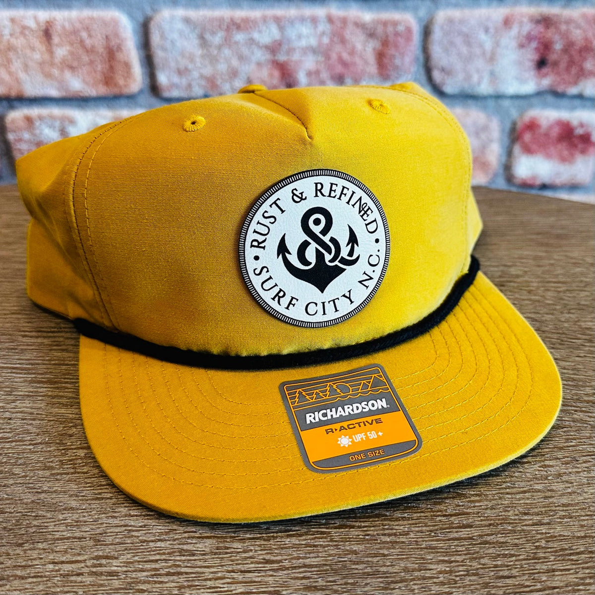 R&R Logo Rope Hat - Mustard