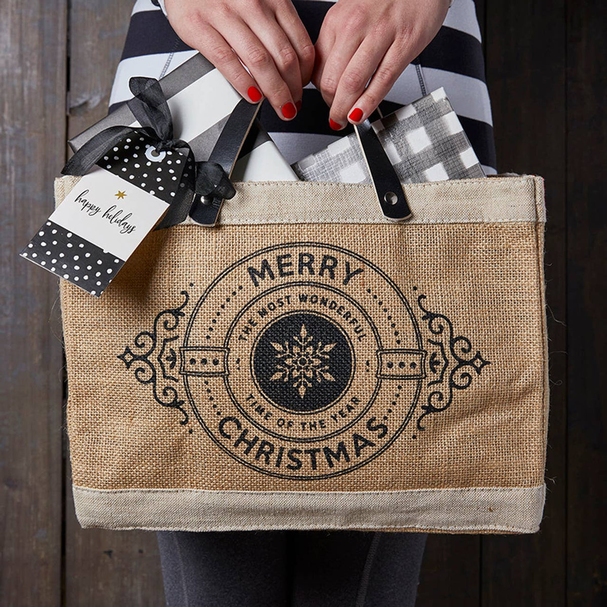 Mini Market Tote - Christmas, view 2