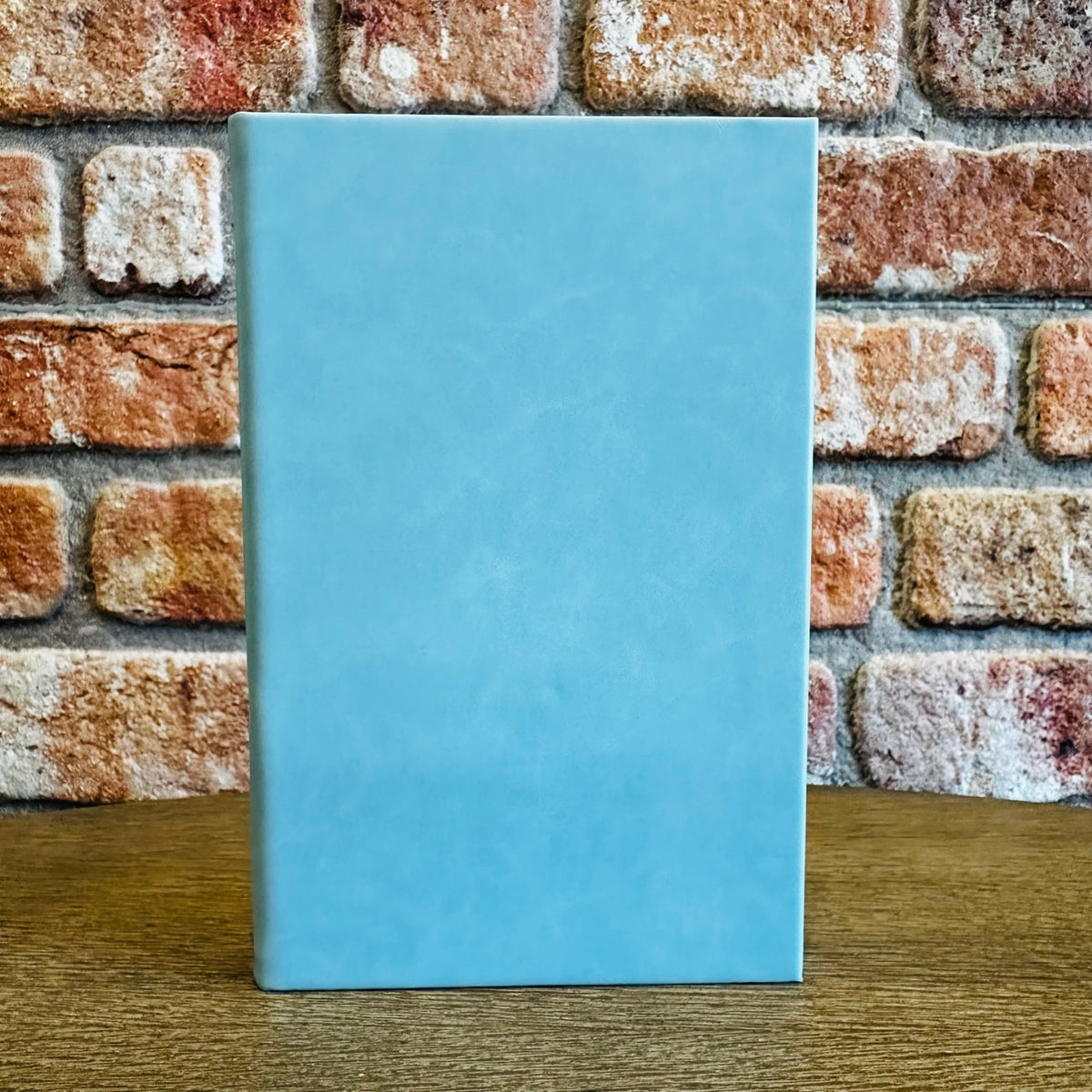 Leatherette journal in Light Blue