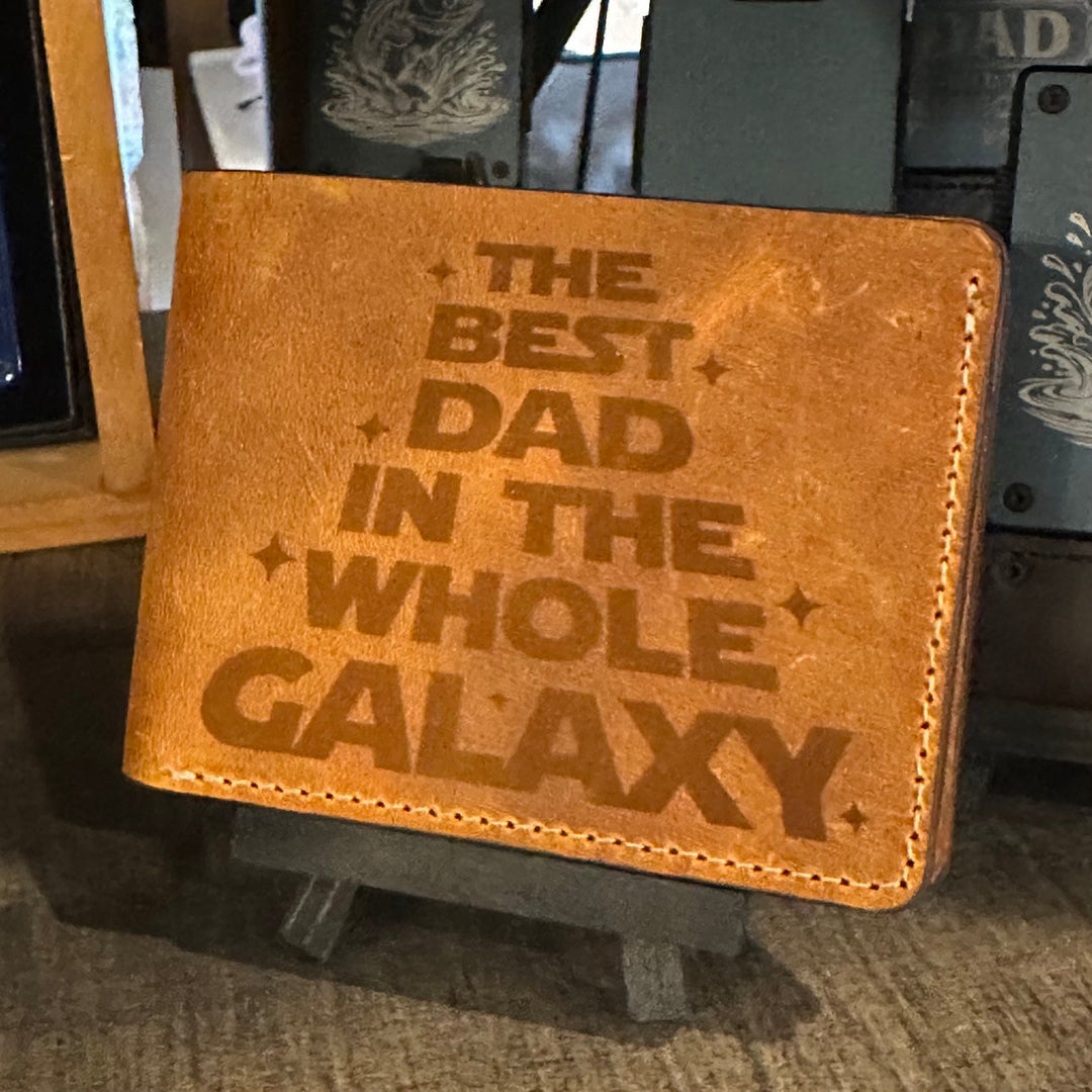 Dad Galaxy Handmade Wallet