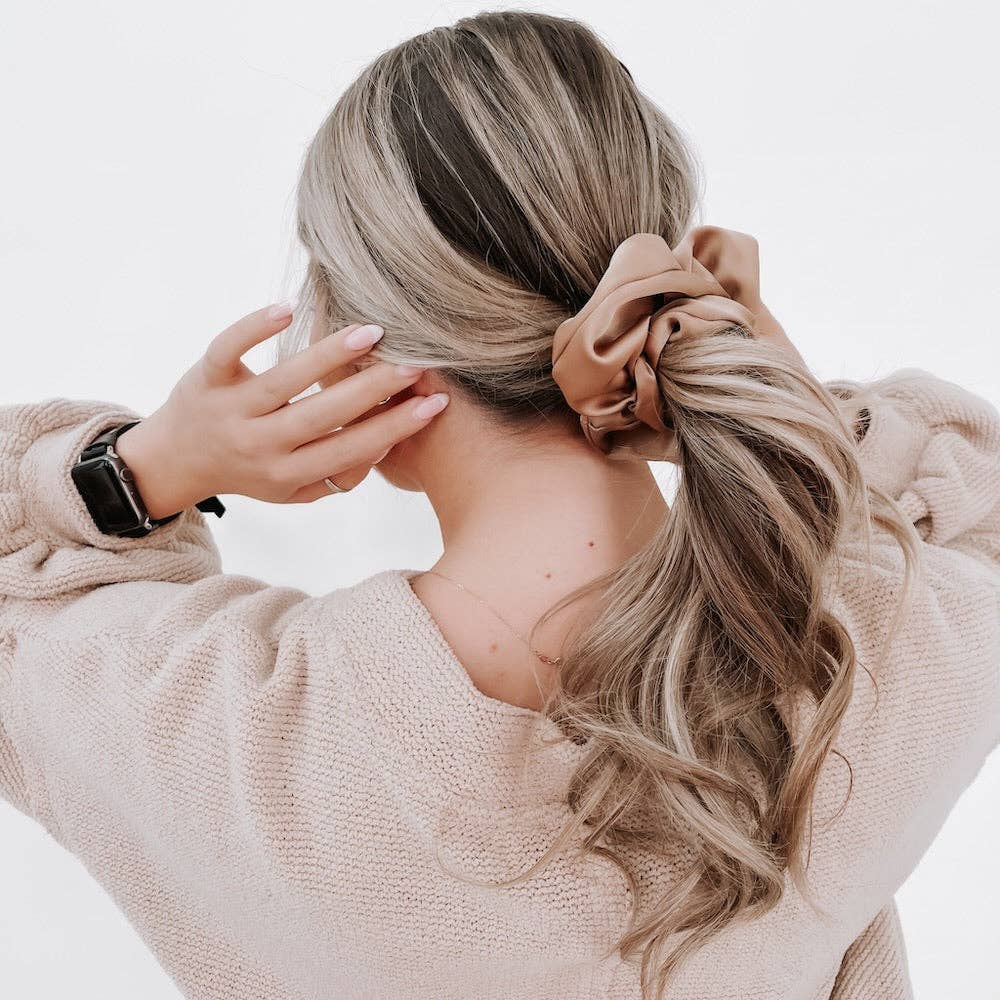 Satin Hair Scrunchie, view 4
