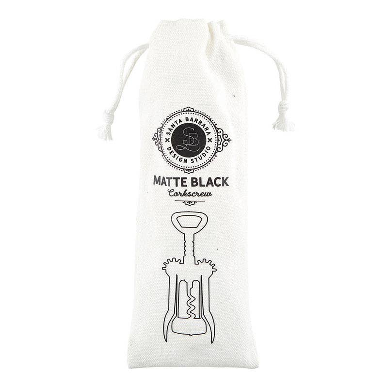 Corkscrew Wine Opener - Black, view 2