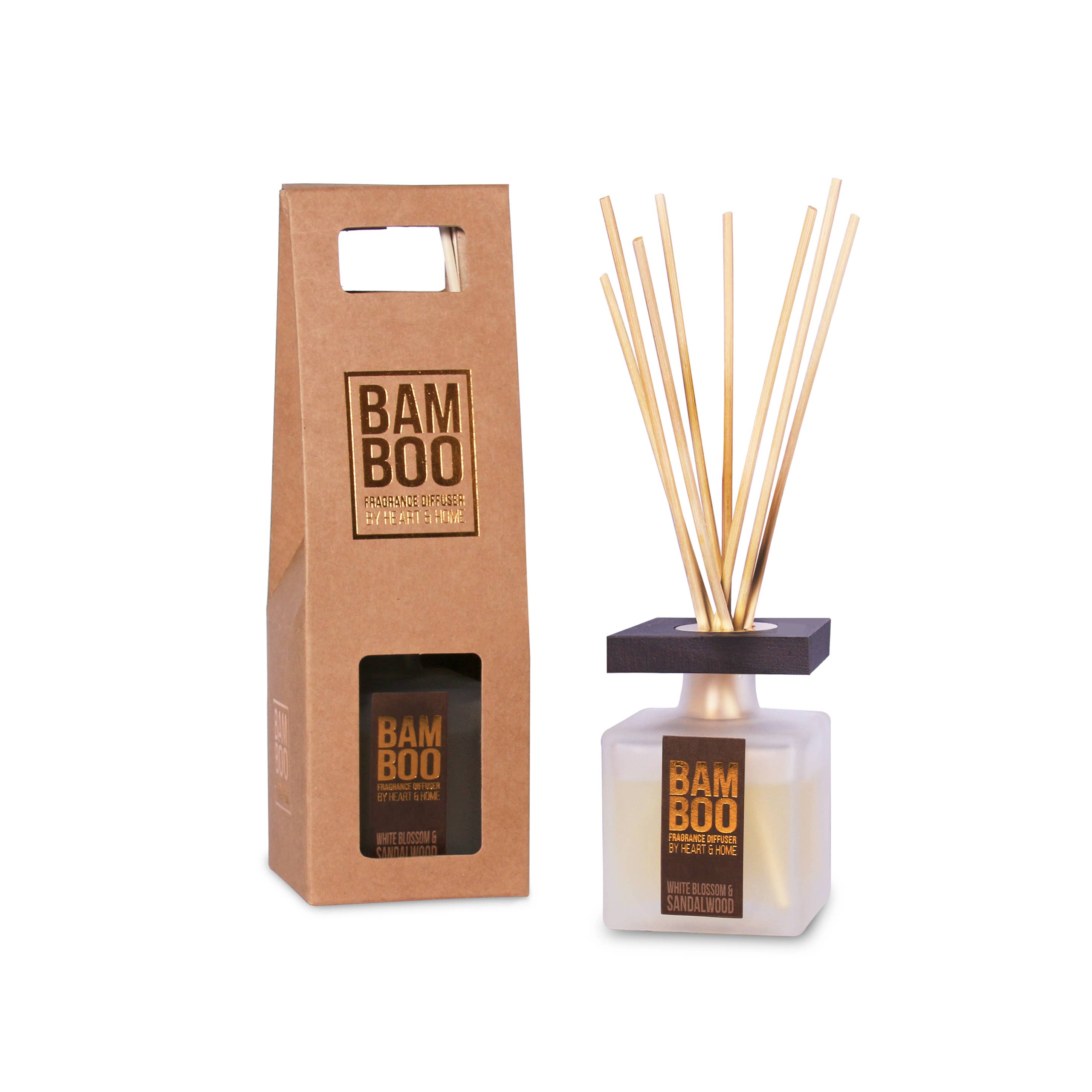 BAMBOO White Blossom & Sandalwood - Reed Diffuser - 2.8 oz – Rust & Refined