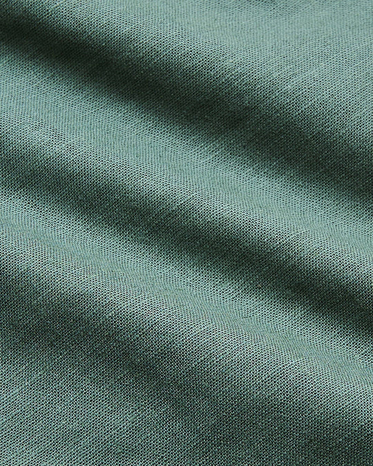 Moss Short Sleeve Linen Shirt