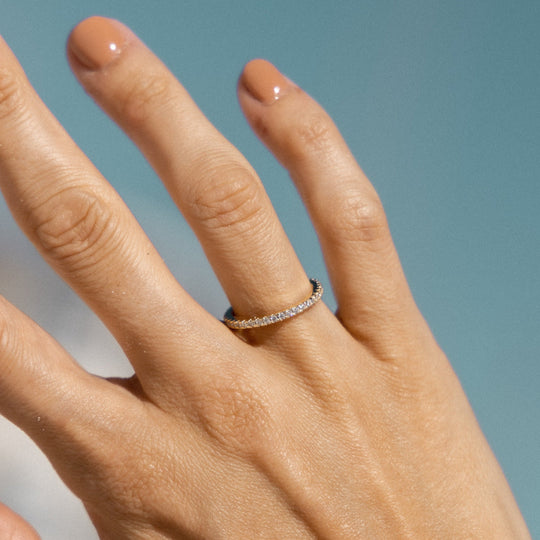 Gold Boca Ring