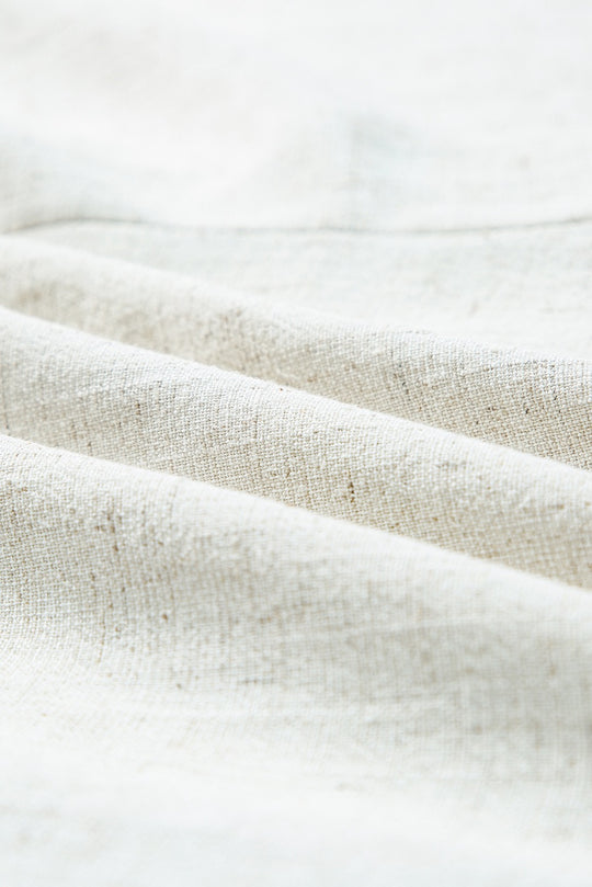 Beige Sleeveless V Neck