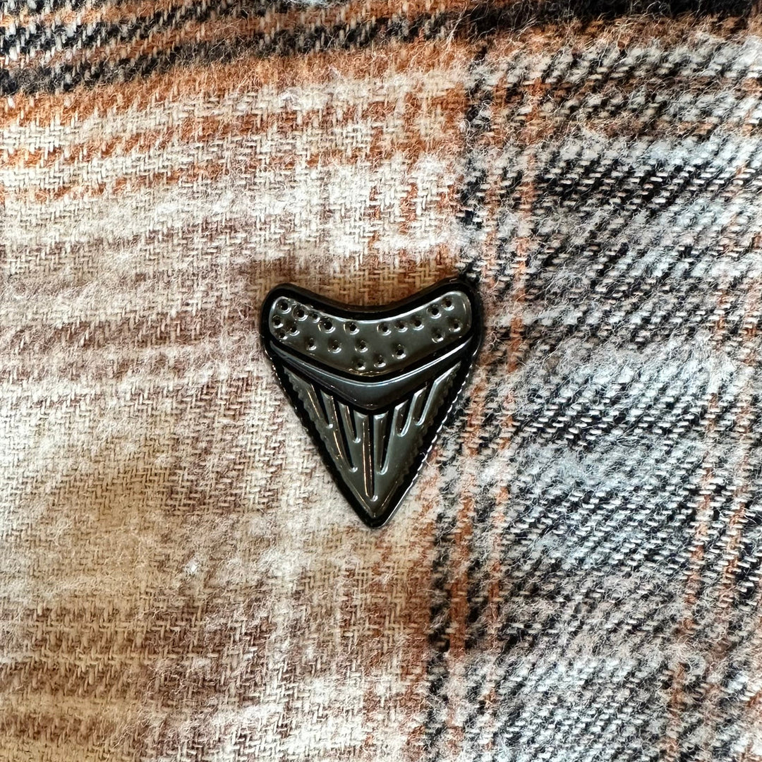 Shark Tooth Enamel Pin