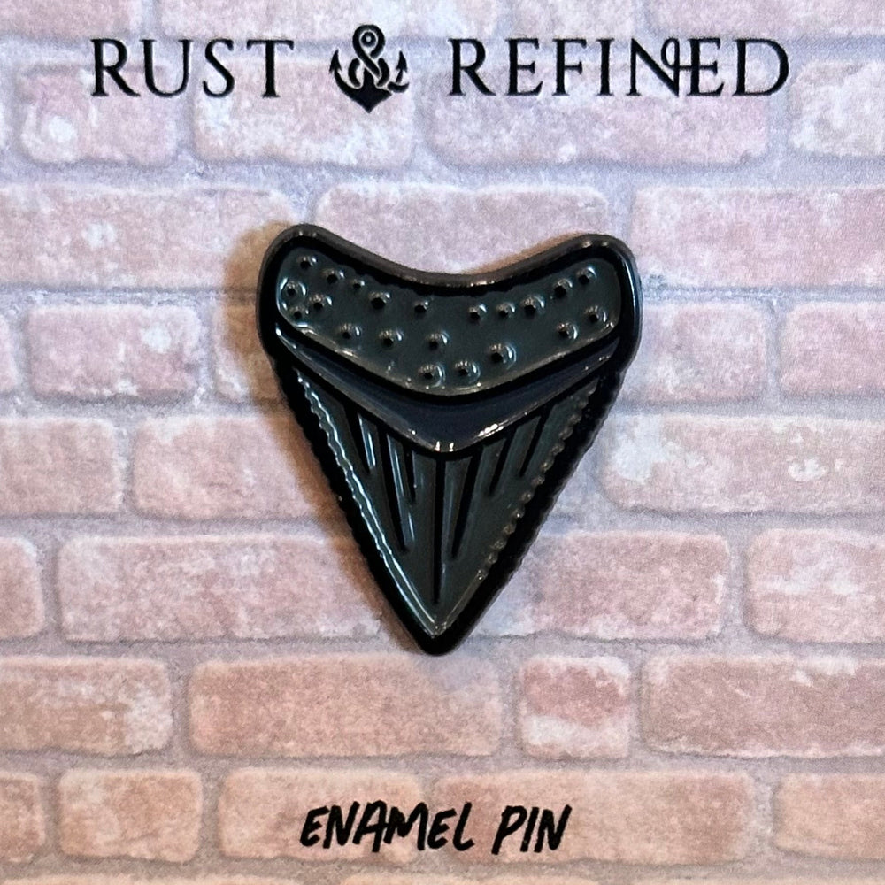Shark Tooth Enamel Pin