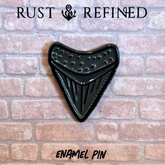 Shark Tooth Enamel Pin