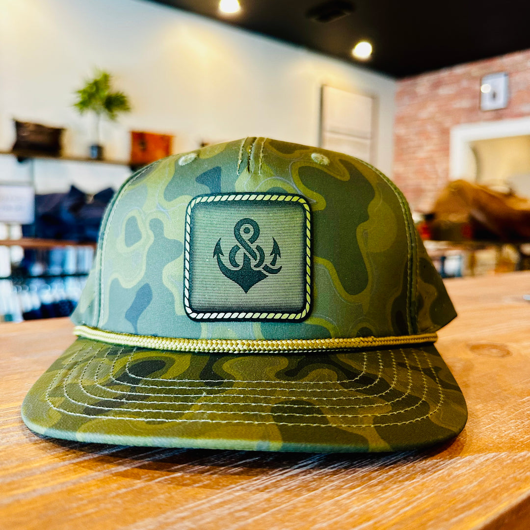 Show Perforated Snapback Hat - Amp Green