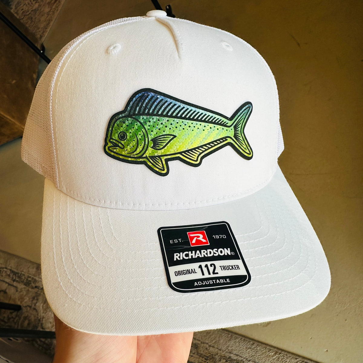 Mahi Scales Coastal Hat – White