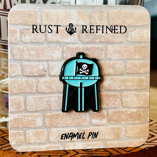 Water Tower Enamel Pin