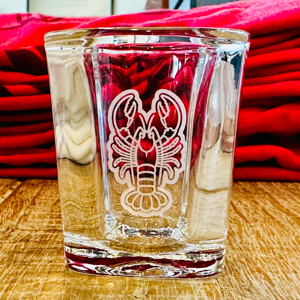 Lobster Trap Line Shot Glass 1.5oz