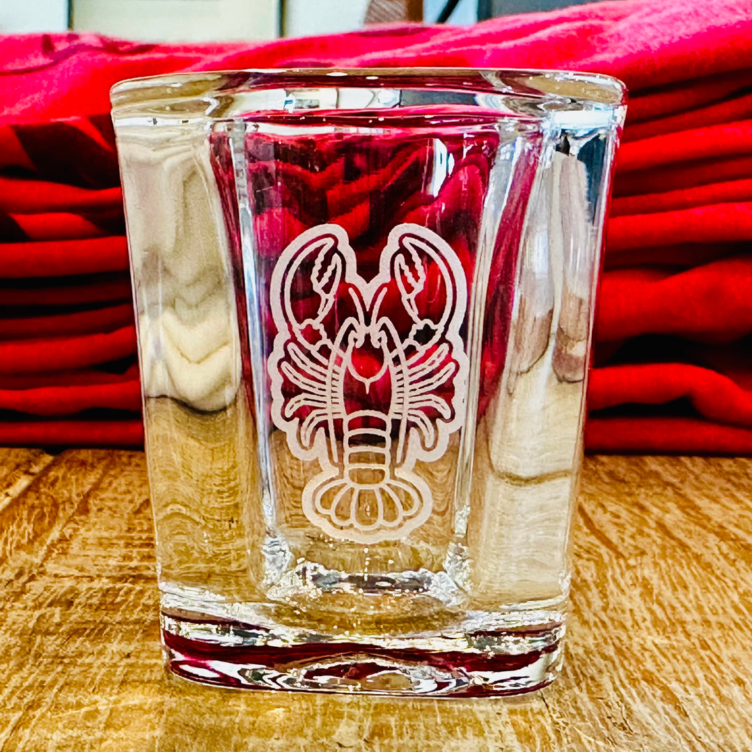 Lobster Trap Line Shot Glass 1.5oz