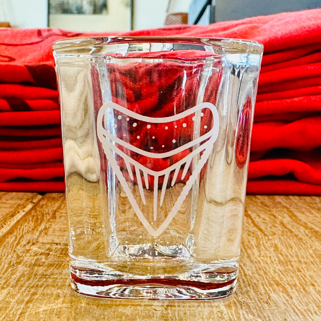 Meg Tooth Shot Glass 1.5oz