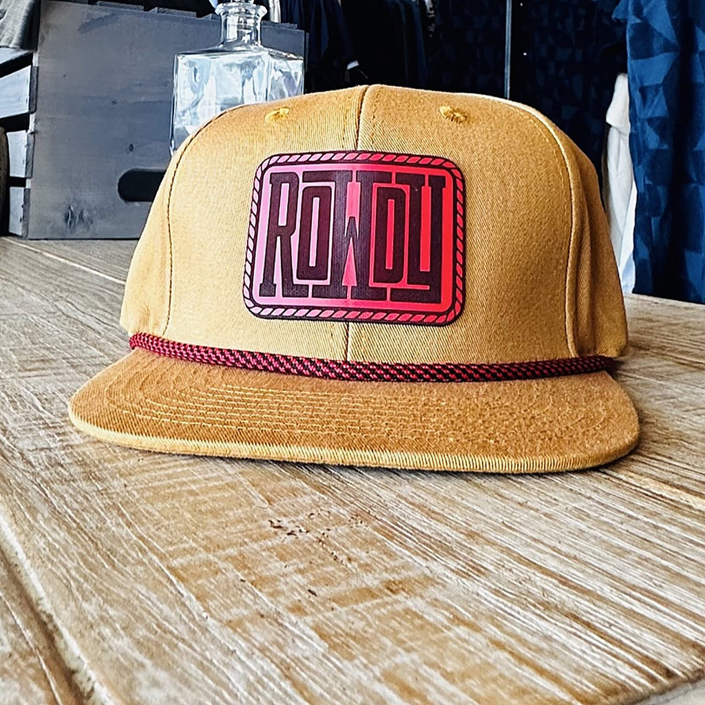 Rowdy Patch Anyrope Hat at Rust & Refined in Surf City, NC