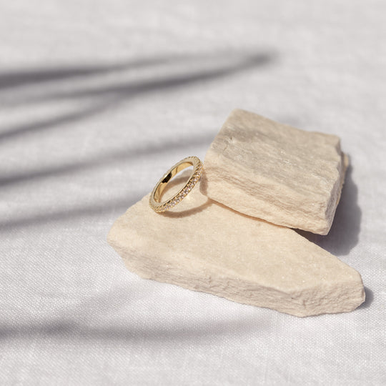 Gold Boca Ring