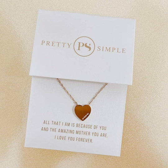 Pretty Simple - Sweet Heart Gift Necklace - WATERPROOF