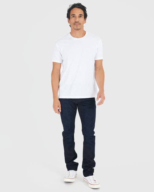 True Classic Premium Fitted Crew Neck T-Shirt - White