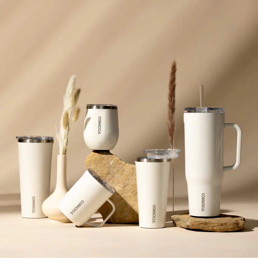 Corkcicle - Classic Stainless Steel Tumbler - Oat Milk 24oz, view 4