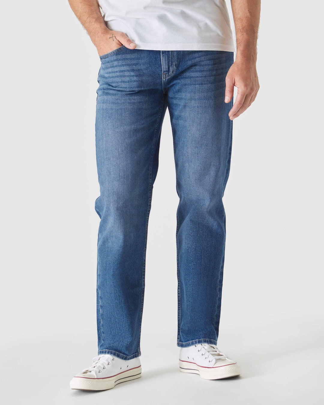 True Classic Comfort Straight Jeans - Rust & Refined