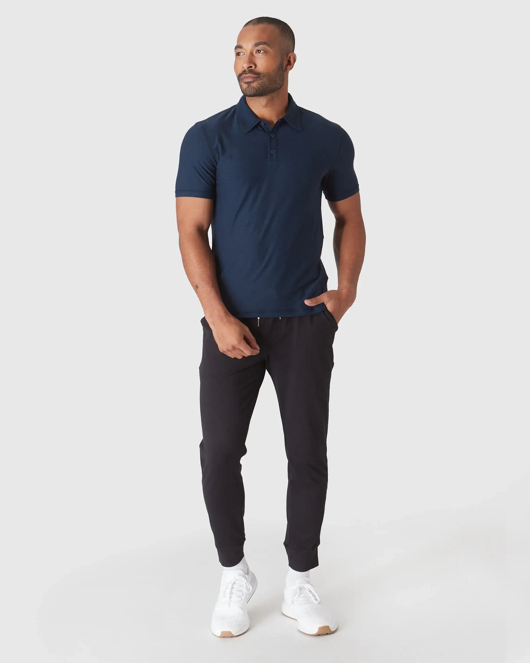 Short Sleeve Shirt | Active | Polo | Dark Heather