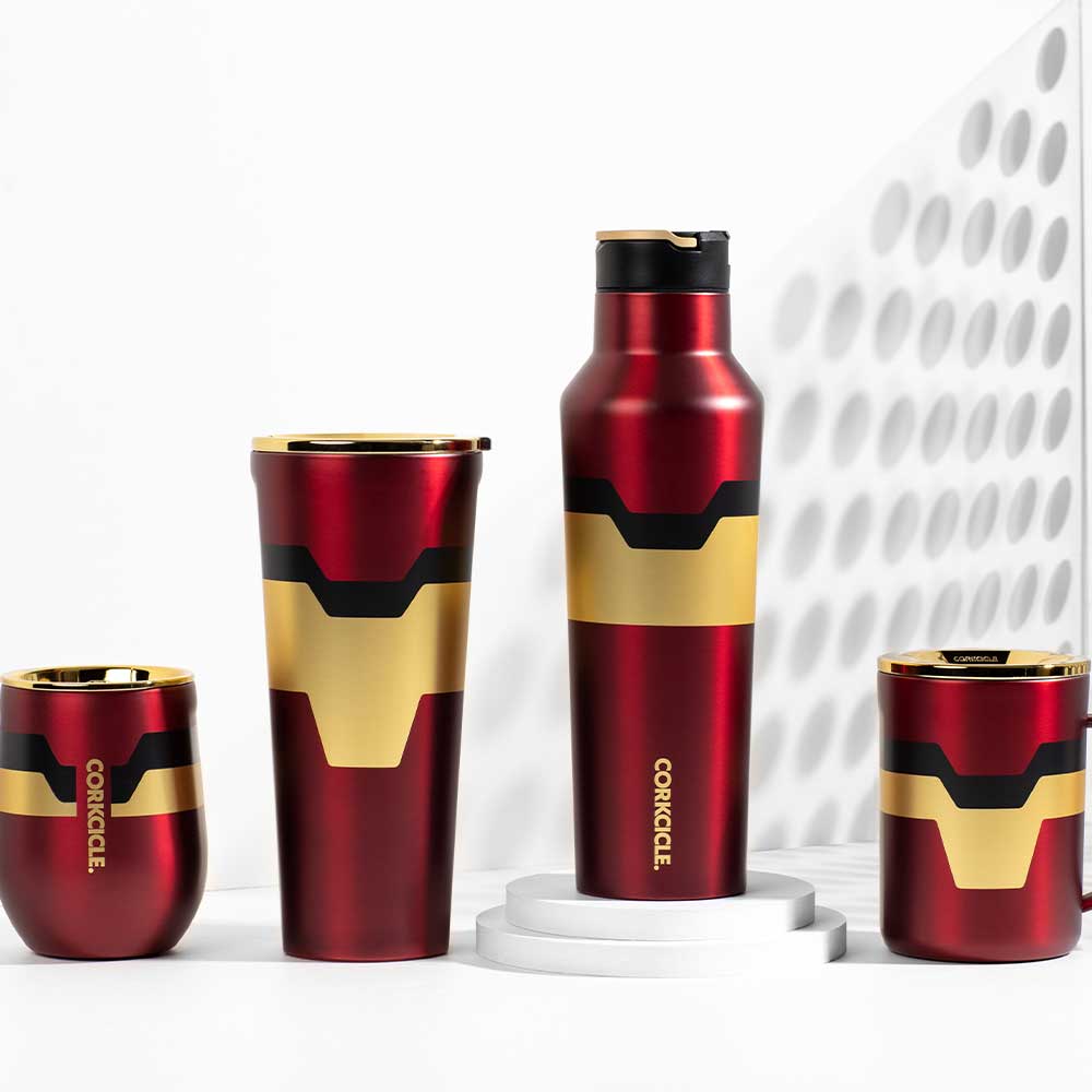 Stemless - 12oz Marvel - Iron Man, view 2