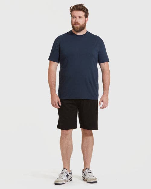 True Classic Premium Fitted Crew Neck T-Shirt - Navy, view 3