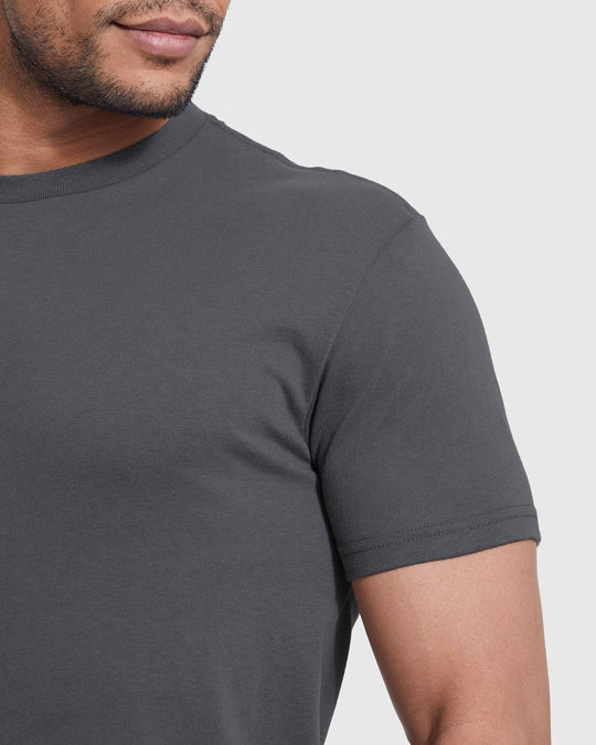 True Classic Premium Fitted Crew Neck T-Shirt - Carbon