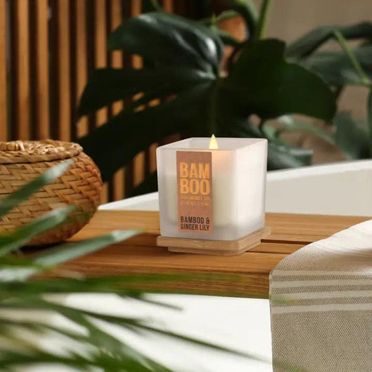 BAMBOO Eco-Friendly Soy Candle - Rust & Refined