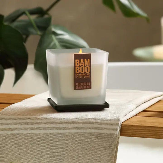 BAMBOO Eco-Friendly Soy Candle - Rust & Refined