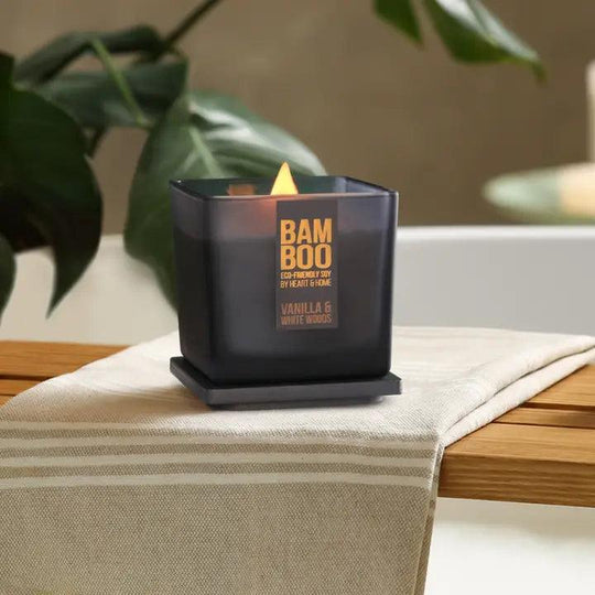BAMBOO Eco-Friendly Soy Candle - Rust & Refined