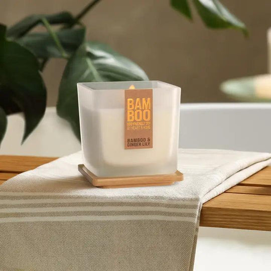 BAMBOO Eco-Friendly Soy Candle - Rust & Refined