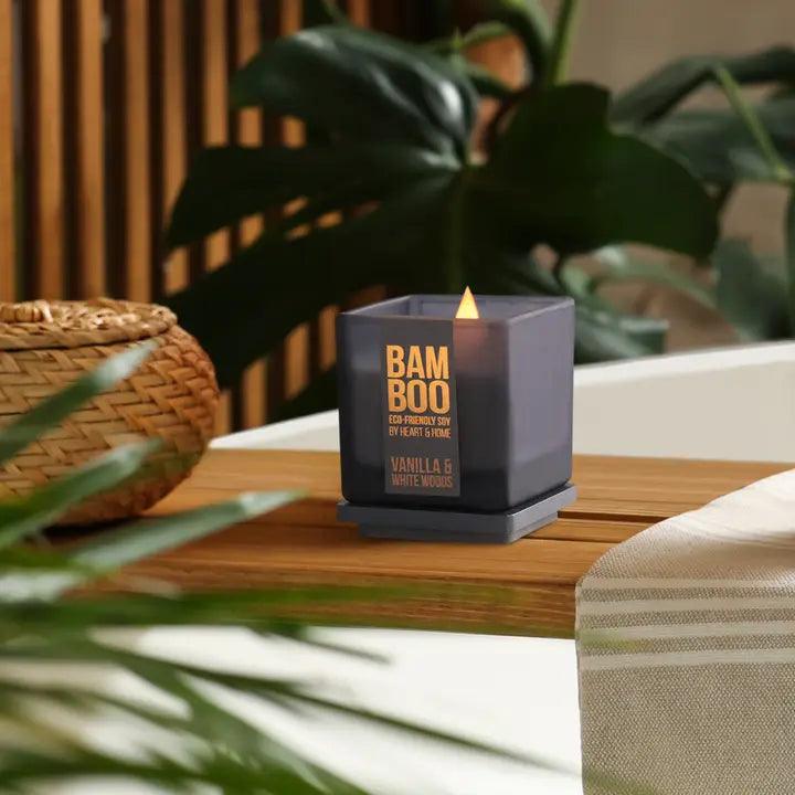 BAMBOO Eco-Friendly Soy Candle - Rust & Refined