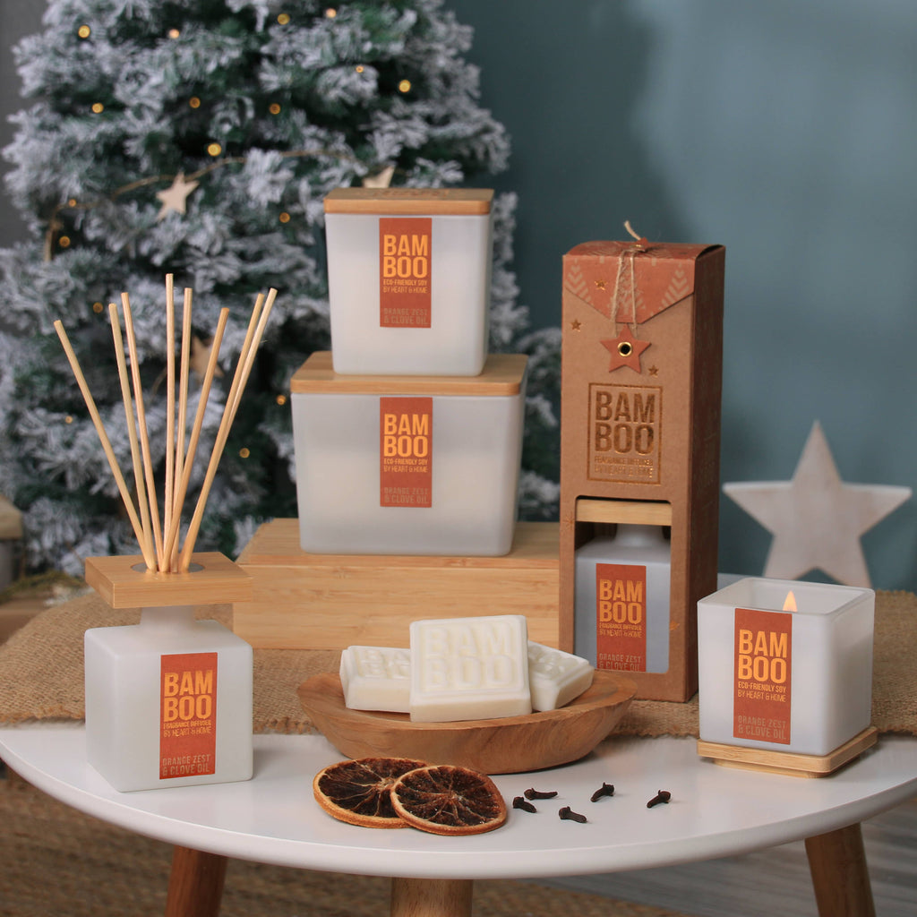 BAMBOO Eco-Friendly Soy Candle Fall / Winter Collection - Small and Large Options, view 13