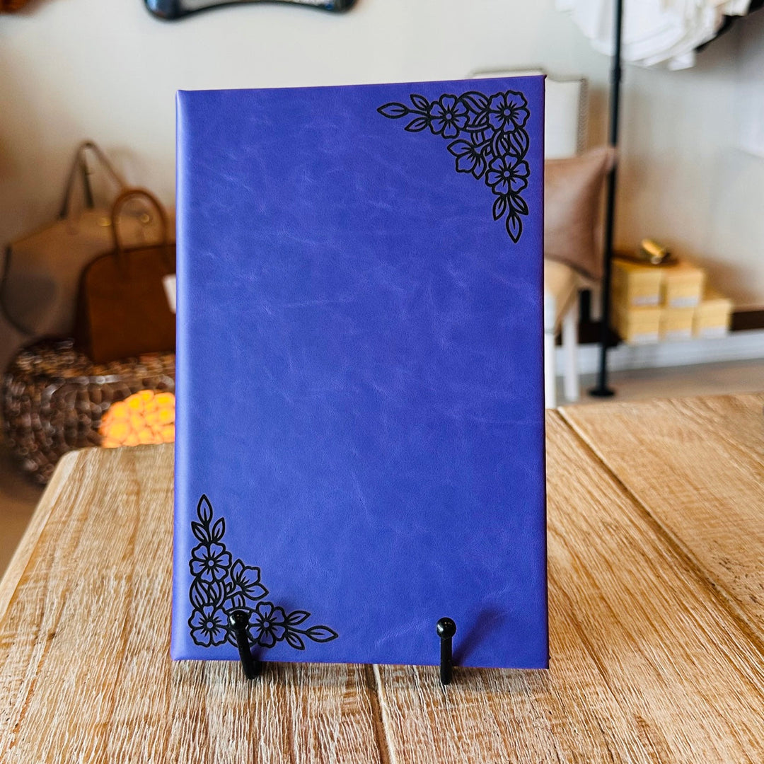 Floral Corner Journal - Purple