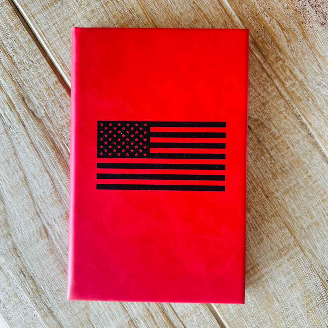 American Flag Journal - Red