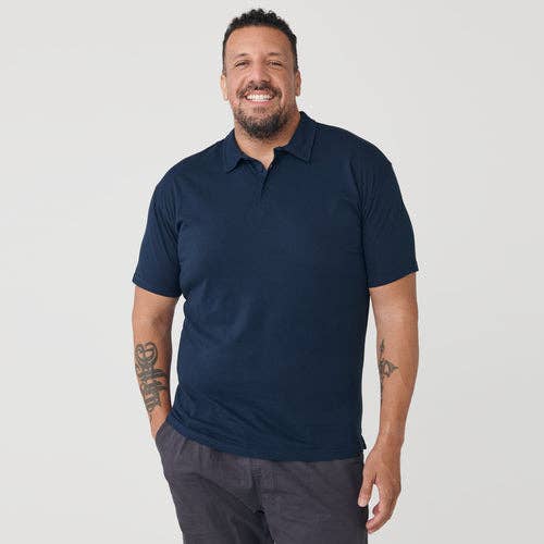 Short Sleeve Polo Shirt | Navy