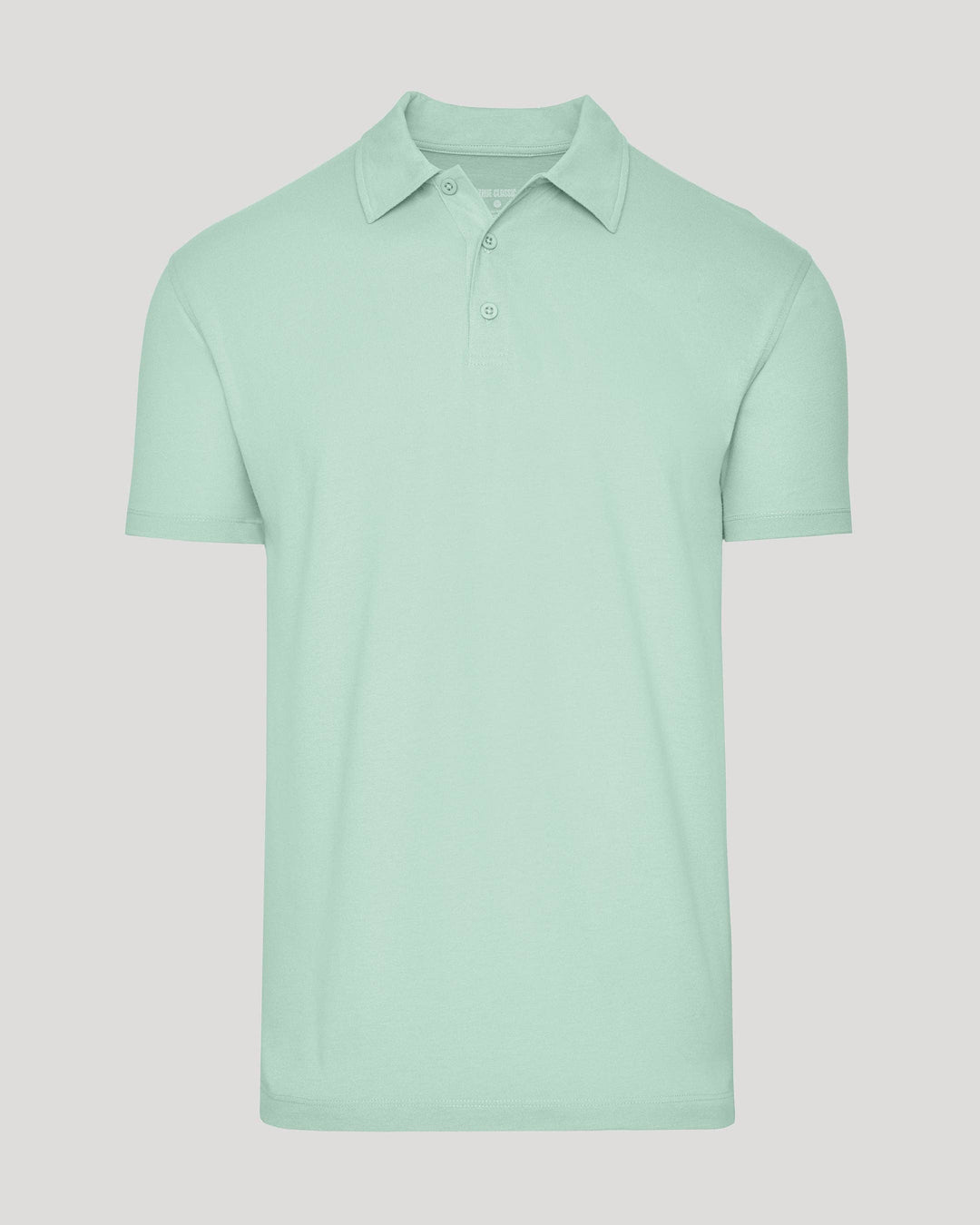 Heather Mist Short Sleeve Polo