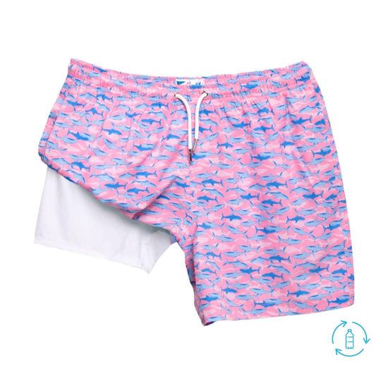Bermies - Pink Sharks - 6 inch with liner - Rust &amp; Refined