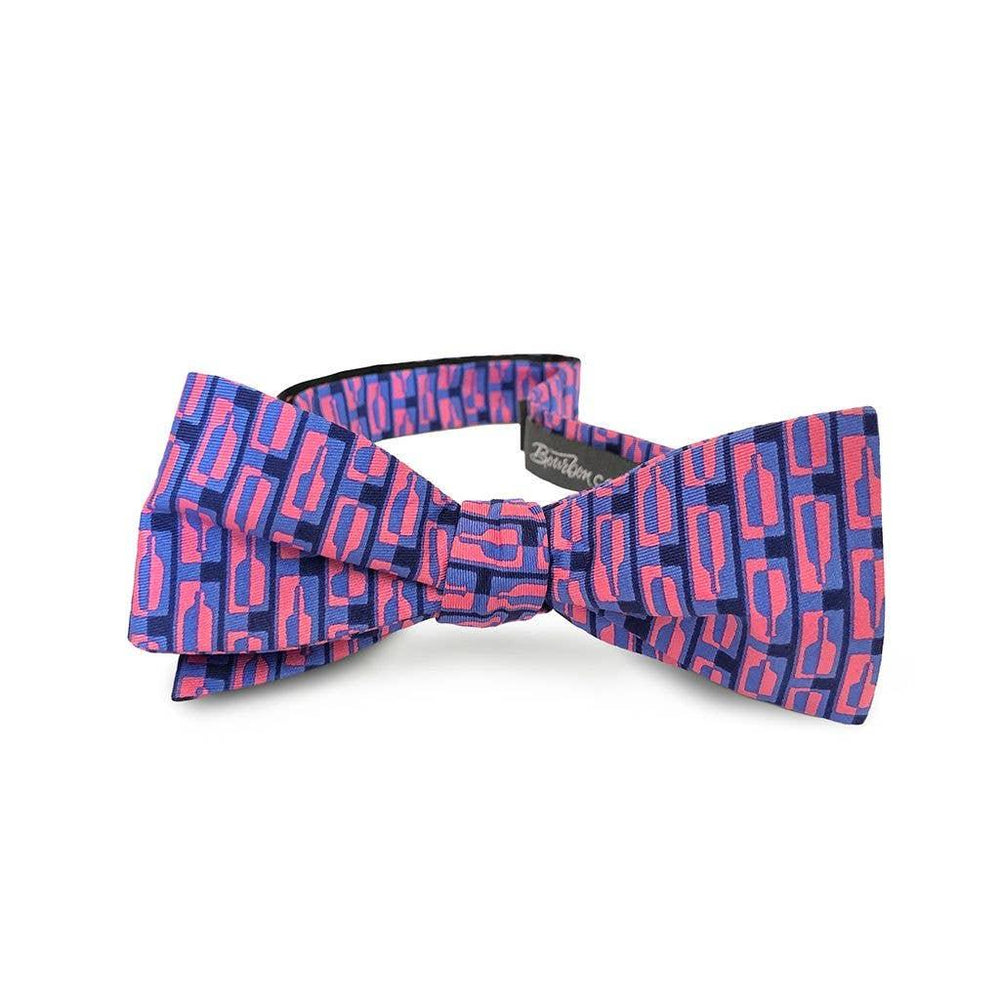 Bourbon Cousins - Bourbon Row Bow Tie - Navy + Pink - Rust & Refined