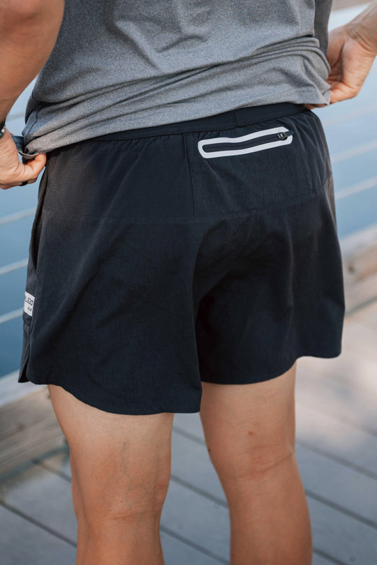 BURLEBO - Running Short - Black - Rust & Refined