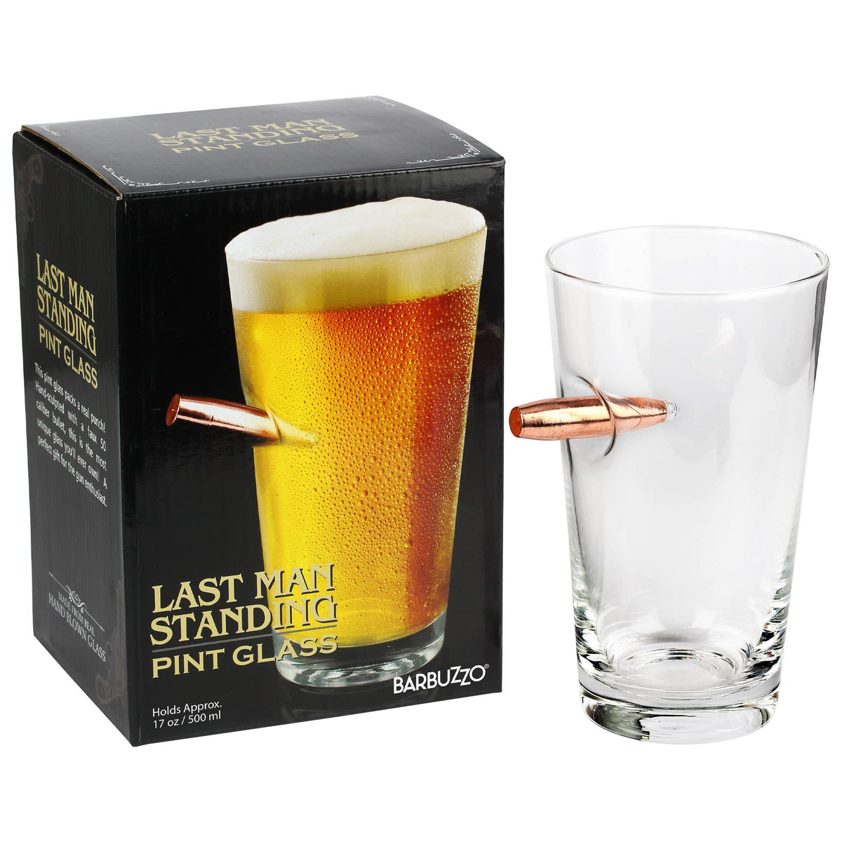 Last Man Standing - Pint Glass / Bullet, view 5