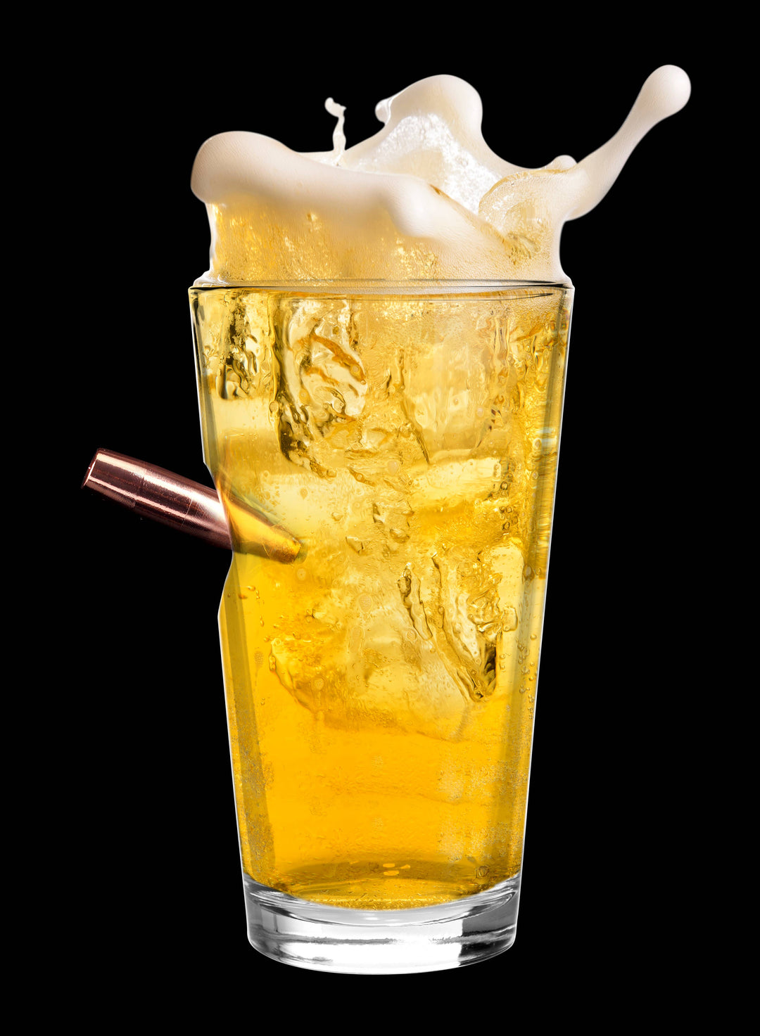 Last Man Standing - Pint Glass / Bullet