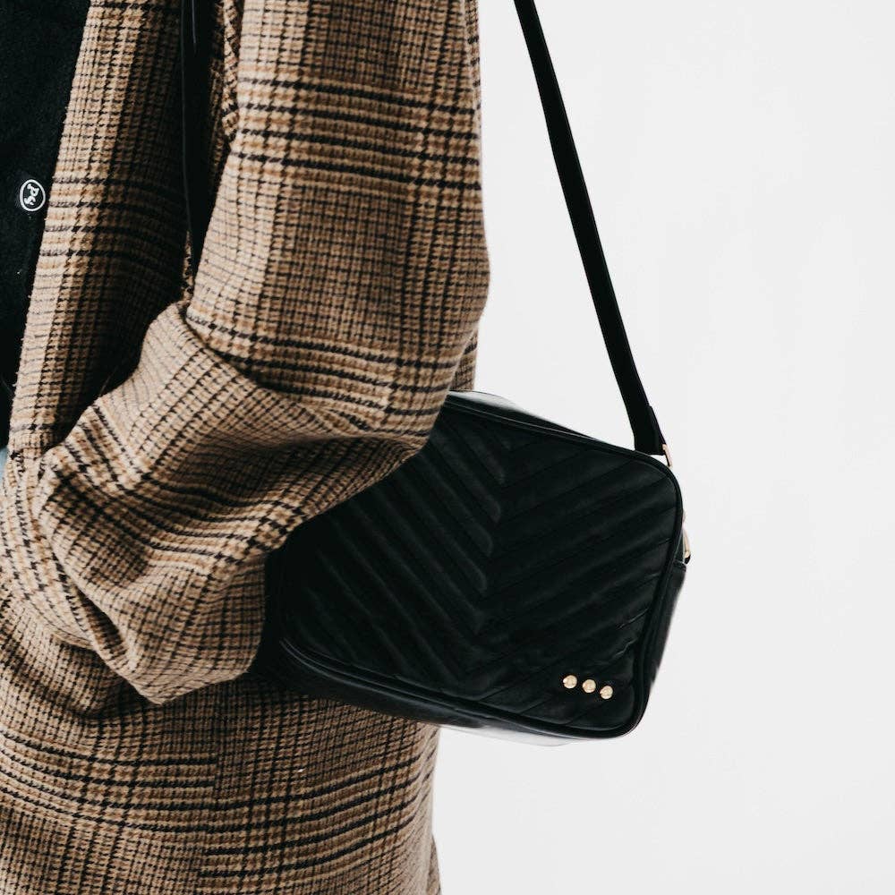 Coco Quilted Camera Crossbody Bag, view 5