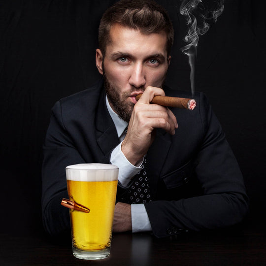 Last Man Standing - Pint Glass / Bullet