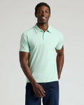 Heather Mist Short Sleeve Polo