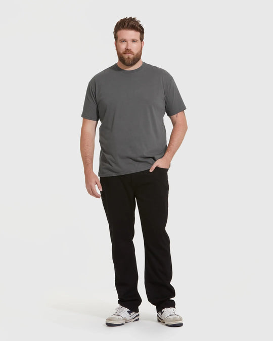 True Classic Premium Fitted Crew Neck T-Shirt - Carbon