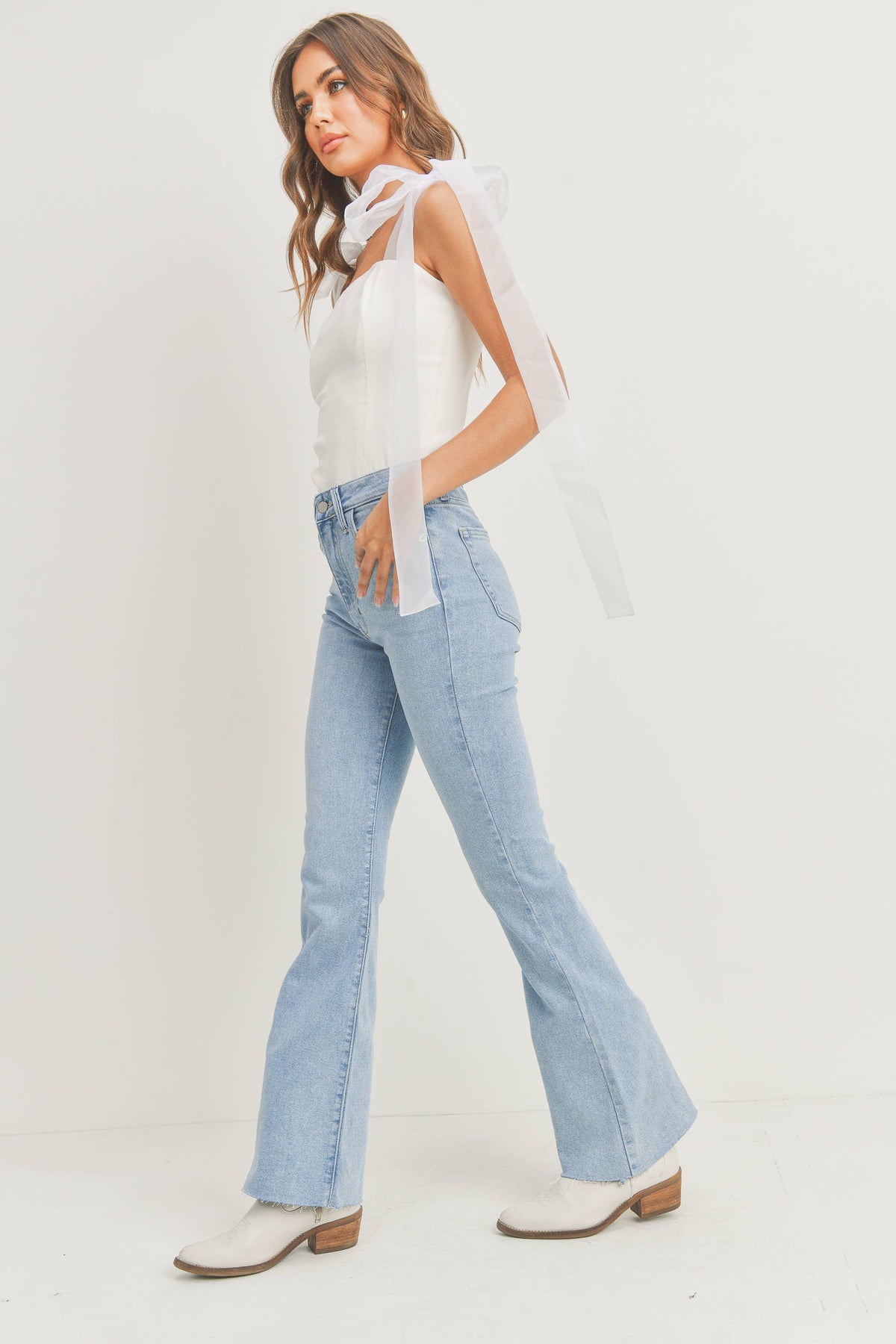 JP170 - LT - High Rise Vintage Skinny Flare, view 2